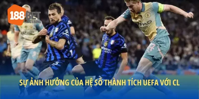 Sự ảnh hưởng của hệ số thành tích UEFA với CL